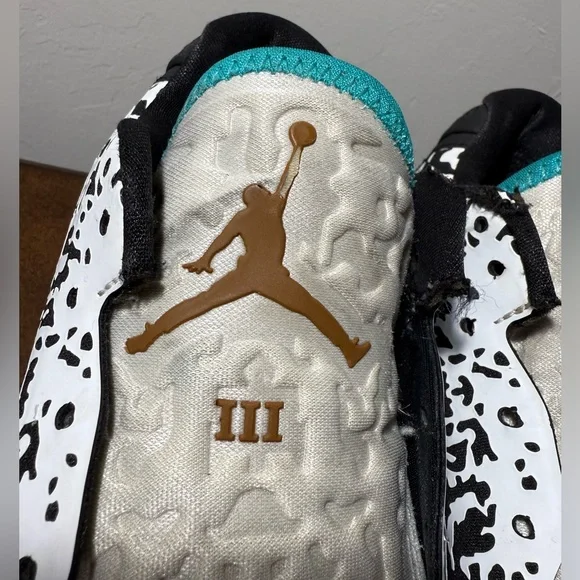 Nike Jordan Zion 3 Kids Sz 5.5 Basketball Sneakers black and white tennis shoes - Picture 7 of 11